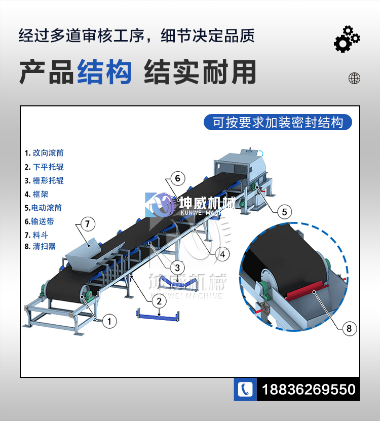 皮带机结构图